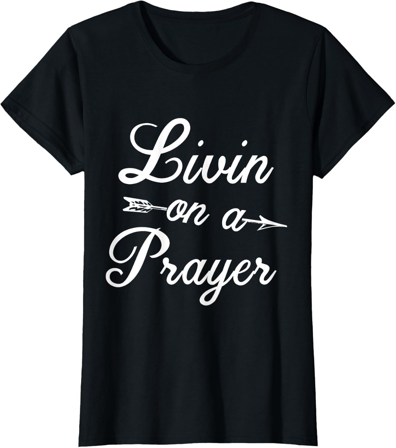 Livin on a Prayer Graphic T-shirt M