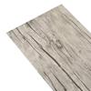 VidaXL Planche de Plancher PVC 2 mm Autoadhésif Chêne Délavé Dalle de Sol 245171
