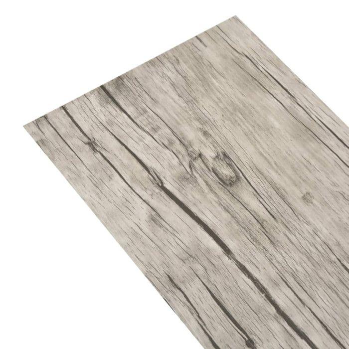 VidaXL PVC Floor Plank 2 Mm Self-Adhesive Washed Oak Floor Tile 245171