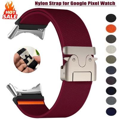 NEW Nylon Elastic Strap for Google Pixel Watch3 45mm Band for Google Pixel Watch1/2/3 41mm Wristband Bracelet Replaced Accessory