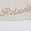 ROLAROLA LOGO JAQUARD BEANIE IVORY