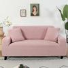 Elastic Jacquard Sofa Cover High Stretch Couch Covers Washable Solid Color Slipcover for Living Room 1/2/3/4/5 Seater