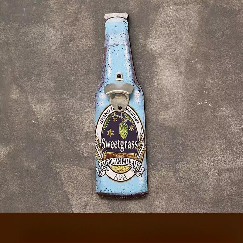 

Creative Bottle Opener Restaurant Wall Wall Wall Decoration Hotel Bar BBQ Shop Wall Pendant Personalized Bottle Opener