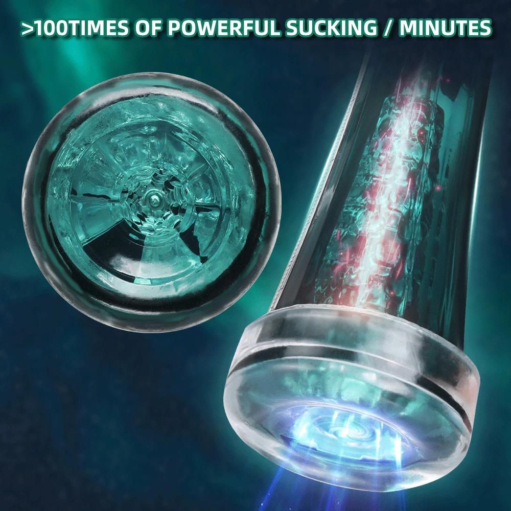 Vacuum Suction Potent Erectile Enhancer 3 Sucking Penis Pump Extender Enhancer SuckingMale Masturbator Cup Dick Pump Delayed 18+ Adult Sex Toys