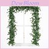 Indoor Green Wall Decor With Faux Plant Money Leaf Vines For Home And Photography