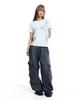 AAKAM Splatter Painted Cros2 Half Top (White)