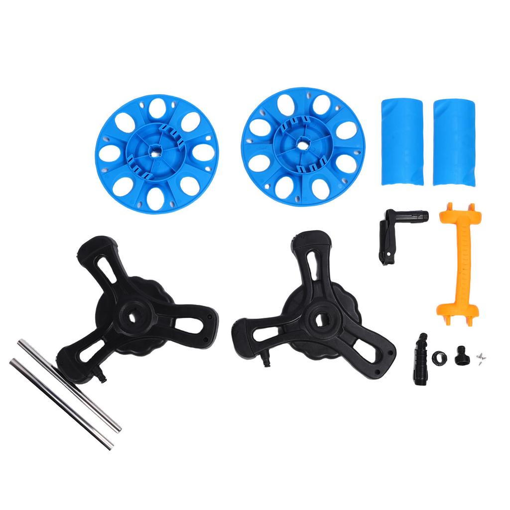 Vattenrullvagn PP Lättviktig Väggmonterad Bärbar Vattenslanghållare för 114,8ft Vattenrör