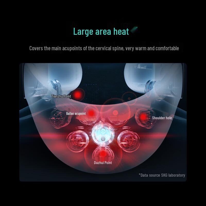 SKG G7 Portable Neck Massager with Heat and Tapping