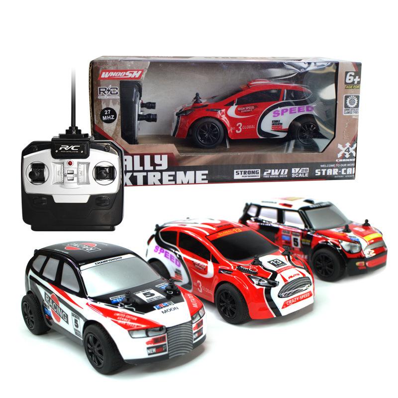 1:28 Small Four-way Remote Control Car Ford/Mini/ Children's Dual-drive Electric Toy Car Mosquito Car