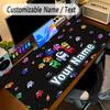 Großes MauspaddAmong Us Benutzerdefinierter Name Text Personalisierte Schreibtischunterlage Rutschfestes Gaming-Pad