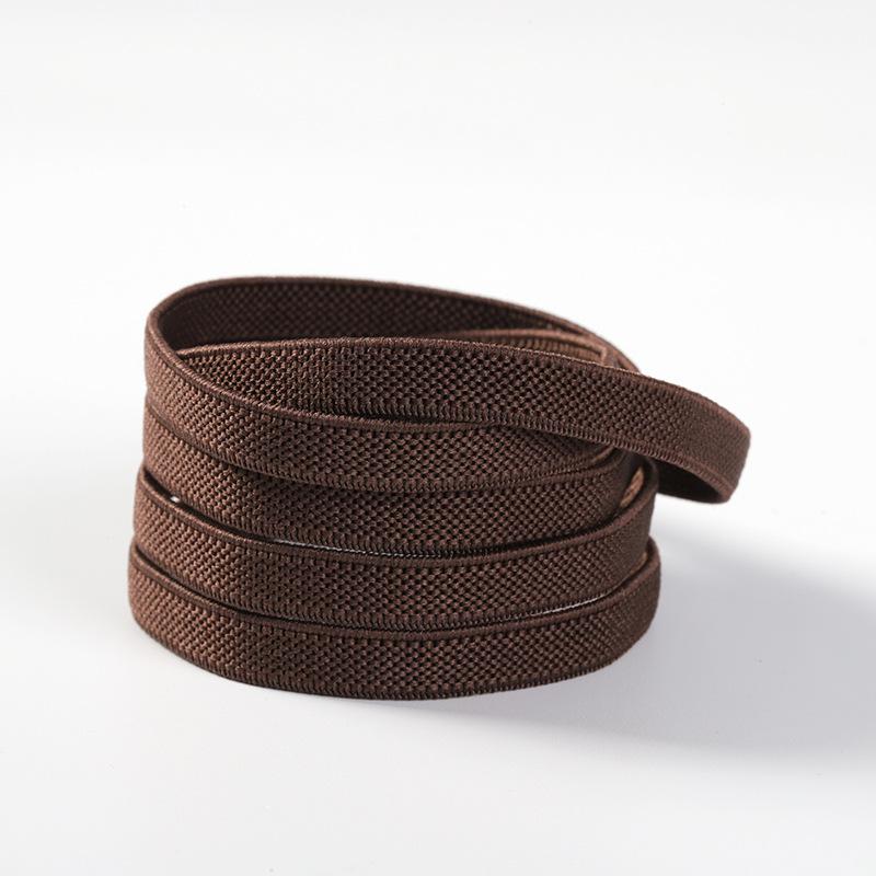 Precision Woven Elastic Shoelaces, 0.8cm High Stretch Flat Laces, Durable No-Tie Strings for Sports & Daily Wear 1Pair/3Pairs