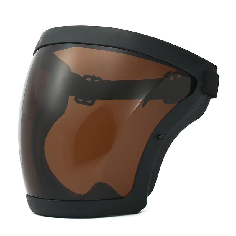 High-Definition Transparent Anti-Droplet Dustproof Protective Face Shield Goggles for Cycling