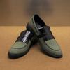 New Beige Loafers for Men Flock Round Toe Tassels Green Slip-On Dress Shoes Handmade Size 38-48  Mens Shoes