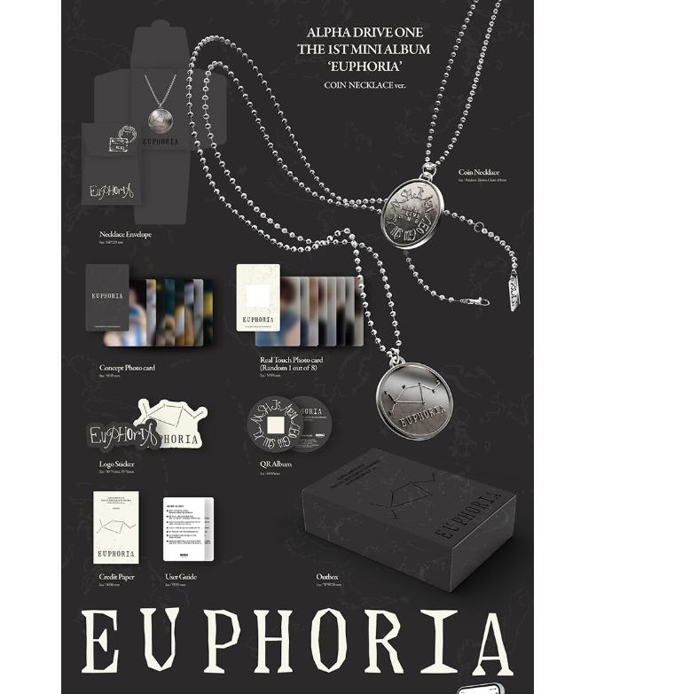 [Voorbestelling] Alpha Drive One – Mini Album Vol.1 EUPHORIA [Muntketting Versie] (Beperkte editie)