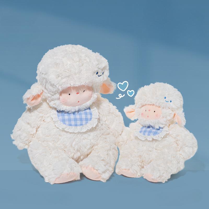 Милая овечка кукла плюшевая игрушка кровать компаньон кукла комфорт кукла подарок 25cm — фото 2