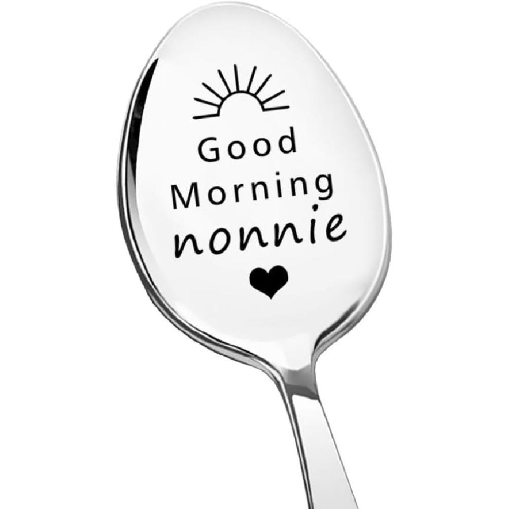 Grandma Mothers Day Gifts for Nonnie Coffee Spoon Gifts for Nana Grandma Birthday Gifts for Nanny Grammy Grandmother Appreciation Gifts for Granny