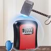 Metal Password Key Box Wall Mounted 4 Digits Password Key Storage Lock Box Durable Waterproof Anti Theft Safe Lock Keybox