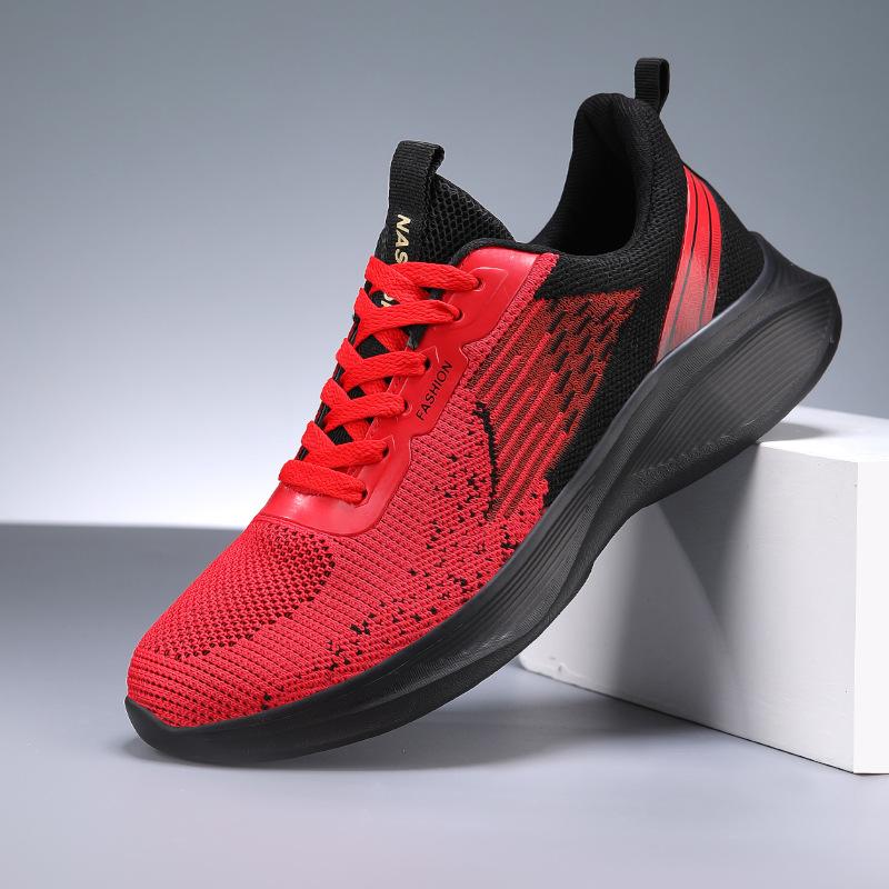 

New men s shoes fly-woven sports mesh breathable youth casual versatile student running shoes 46