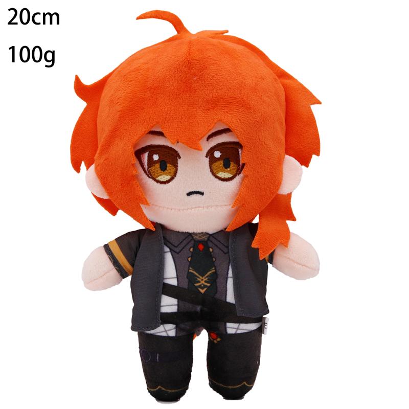 Genshin Impact Game Plush Toy Zhongli Walnut Ganyu Dilucoli Doll Cute Plush Rag Doll Christmas Birthday Gift for Children