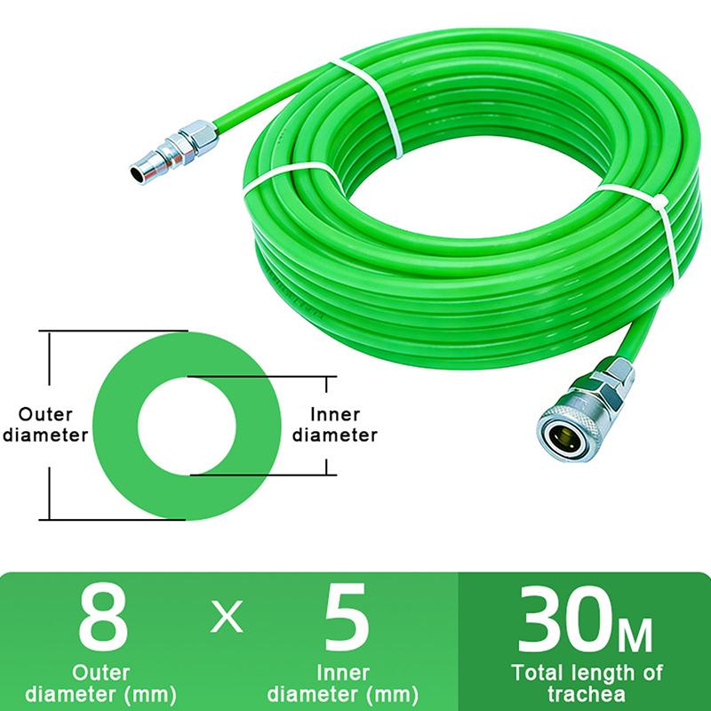 PE Air Hose 8x5mm Pneumatic Tube 10m 15m 20m 30m High Pressure Compressor Air Line Compressor Straight Pipe For Auto Repair