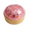Cute Bao Bun Dumpling Squishy Slime Stress Relief Toys Non-Stick Clear Glitter Slime Stress Ball Fidget Toy For Kids Party Favor