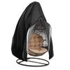 Chair Cover Anti-Dust Hanging Chair Cover with Zipper and Buckle Waterproof Windproof Swing Outdoor Garden Swing Egg Chair Cover