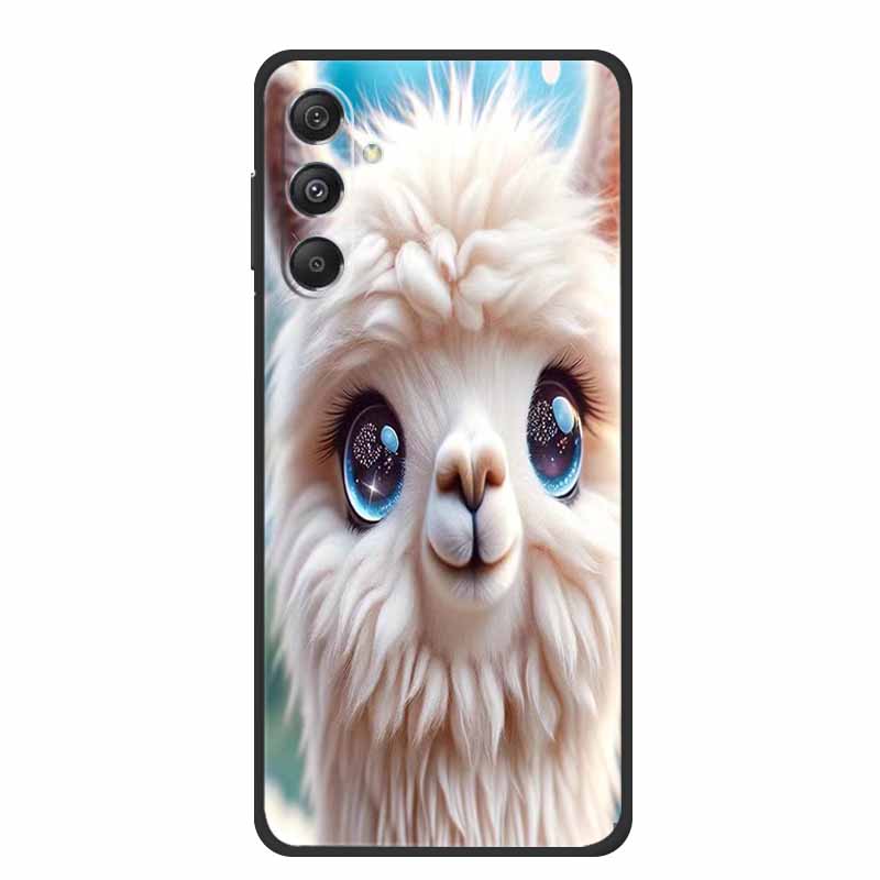 Funda For Samsung A17 Back Cover Case Fashion Black Silicone TPU Soft Phone Case For Samsung Galaxy A17 2025 Case A 17 Coque Bag