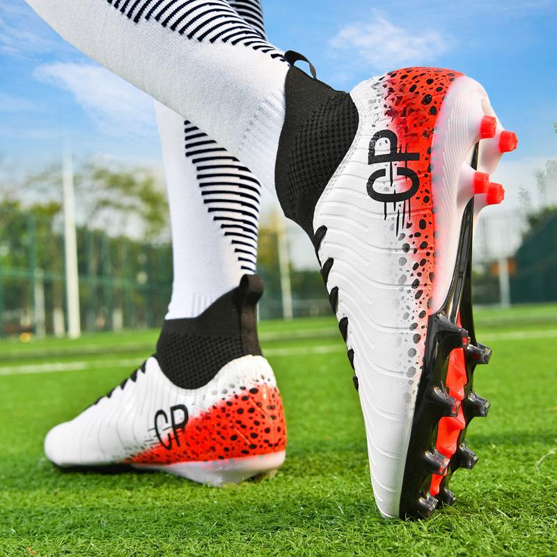 33-45 Kinder/ Jugendliche Große Größe Hoch Lange Nägel Fußballtrainings-Sneakers Herren- und Damen-Fußballschuhe