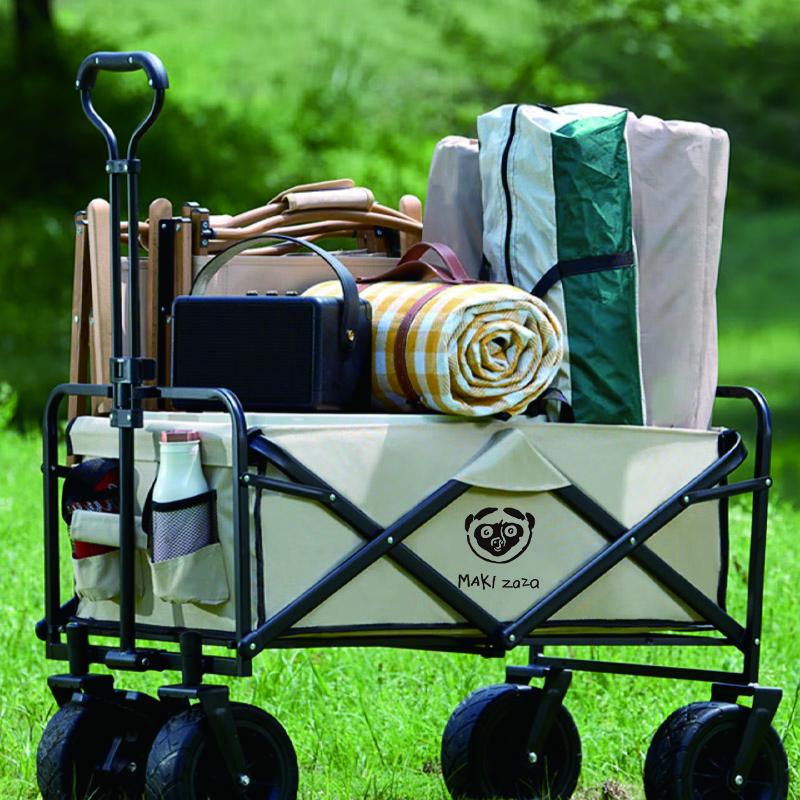 Makizaza Outdoor Portable Folding Camping Cart