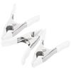 3 Pcs Size Spring Clip A-shaped Clips Backdrop Bride Clamps for