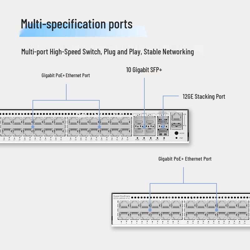 Huawei S5735-L48P4XE-A-V2 Enterprise Gigabit Switch