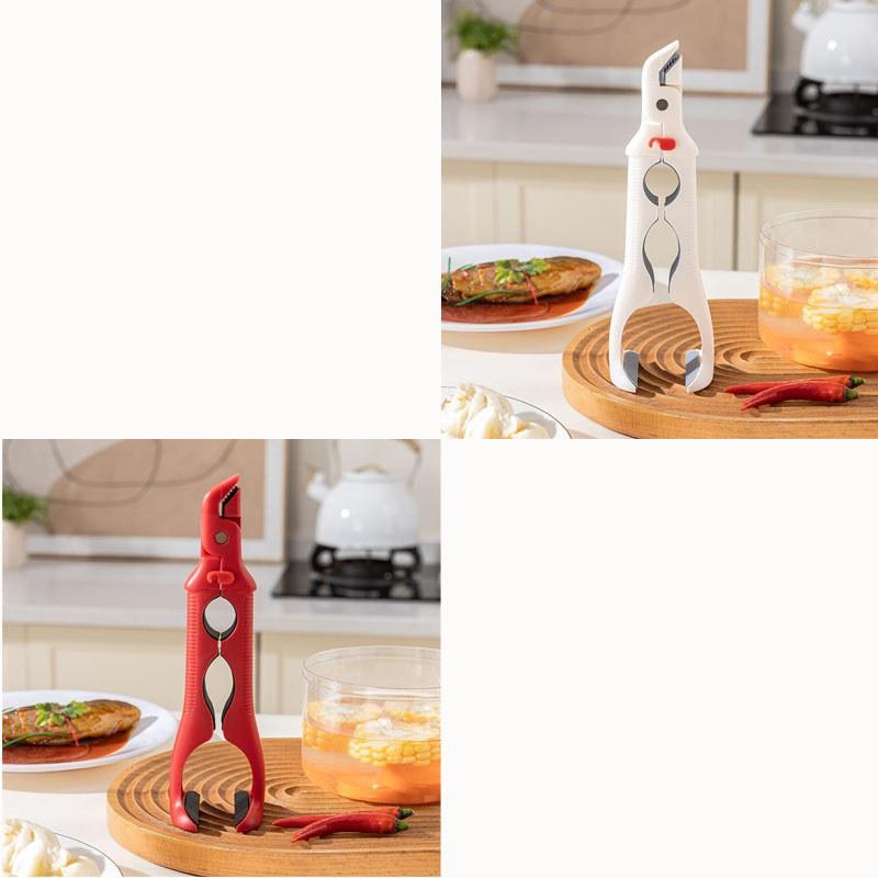Anti-hot Clip Lifter Anti-scald Clip Silicone Kitchen Anti Scald Plate Bowl Dish Pot Holder Kitchen Accessories Gadget