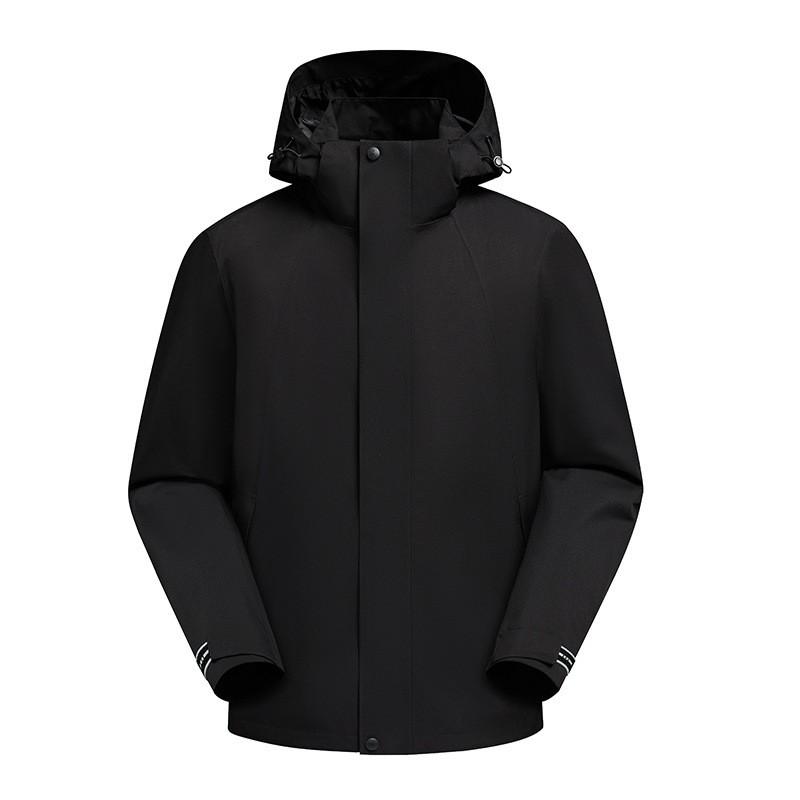 Herren Damen Outdoor Wasserdicht Winddicht 3-in-1 Abnehmbare Jacke Mit Fleece-Futter Wandern Camping Trekking Skifahren Radfahren