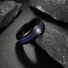 Galaxy Space Inlaid Blue Starry Sky Dome Wedding Ring for Men And Women Couple Fashionable Classic  Gift 2025