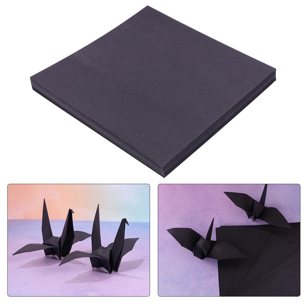 100 Pcs Double Sided Square Origami Paper Crane Sheet Crafts Paper Folding Manual Game Diy Craft Paper 15X15 CM