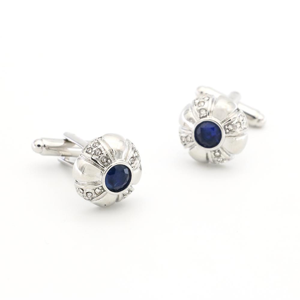 Igame Crystal Cuff Links Quality Brass Material Stone Cufflinks For Wedding Men