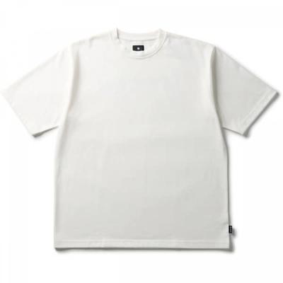 Snow Peak New STandard Back PrinTed Logo T shirT Mens cuT   Sewn Off whiTe L Size Nsd Ts 25au004