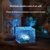 Plug In Dynamic Water Wave Cube Ambient Light With Remote Control 16 Color Modes For Bedroom Living Room Home Decor