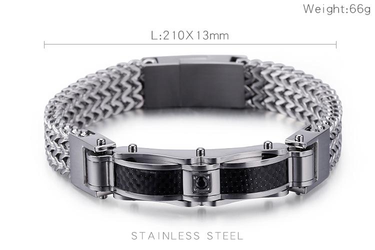 Stainless Steel Link Chain Mesh Bracelets For Men Spulseiras Masculina Metal Male Charm Jewelry Luxury Gold Color Accessory