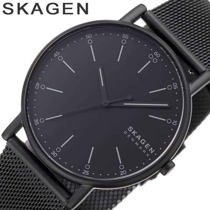 Skagen watch Signature unisex black SKW6579