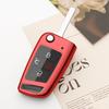 Car Key Fob Cover Compatible with Volkswagen VW GTI MK7.5 MK7 Flip Key Case Holder Protector Accessories    2018 2017 2016 2015