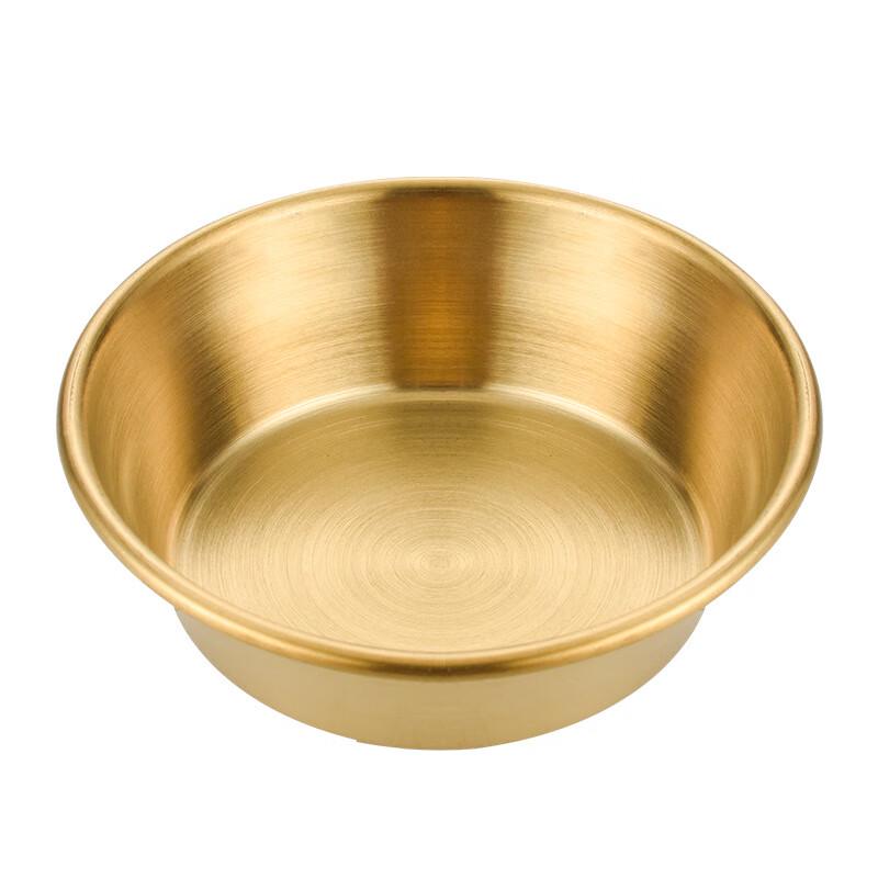 Anyi Gold Plated Stainless Steel Dipping Sauce Dishes
