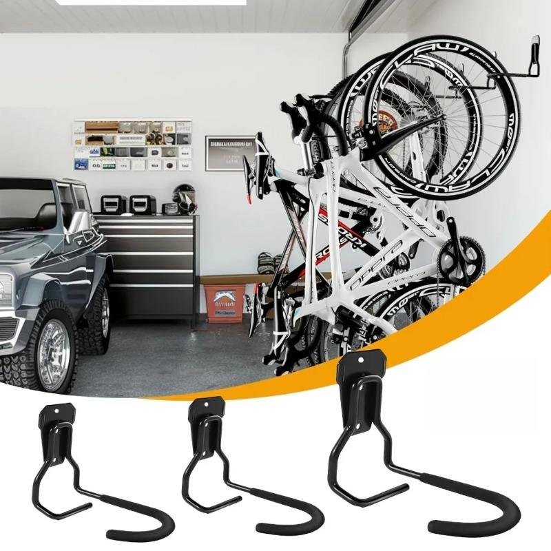 Bike Wall Mount Iron Rack Bicycle Wall Stand Hook Bicycle Garage Holder Bicycle Display Storage Hanger Kit Bike Accessorie