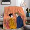 Heartstoppers King Size Flannel Throw Blanket Soft Plaid Luxury Bedding for Home Interior Decor