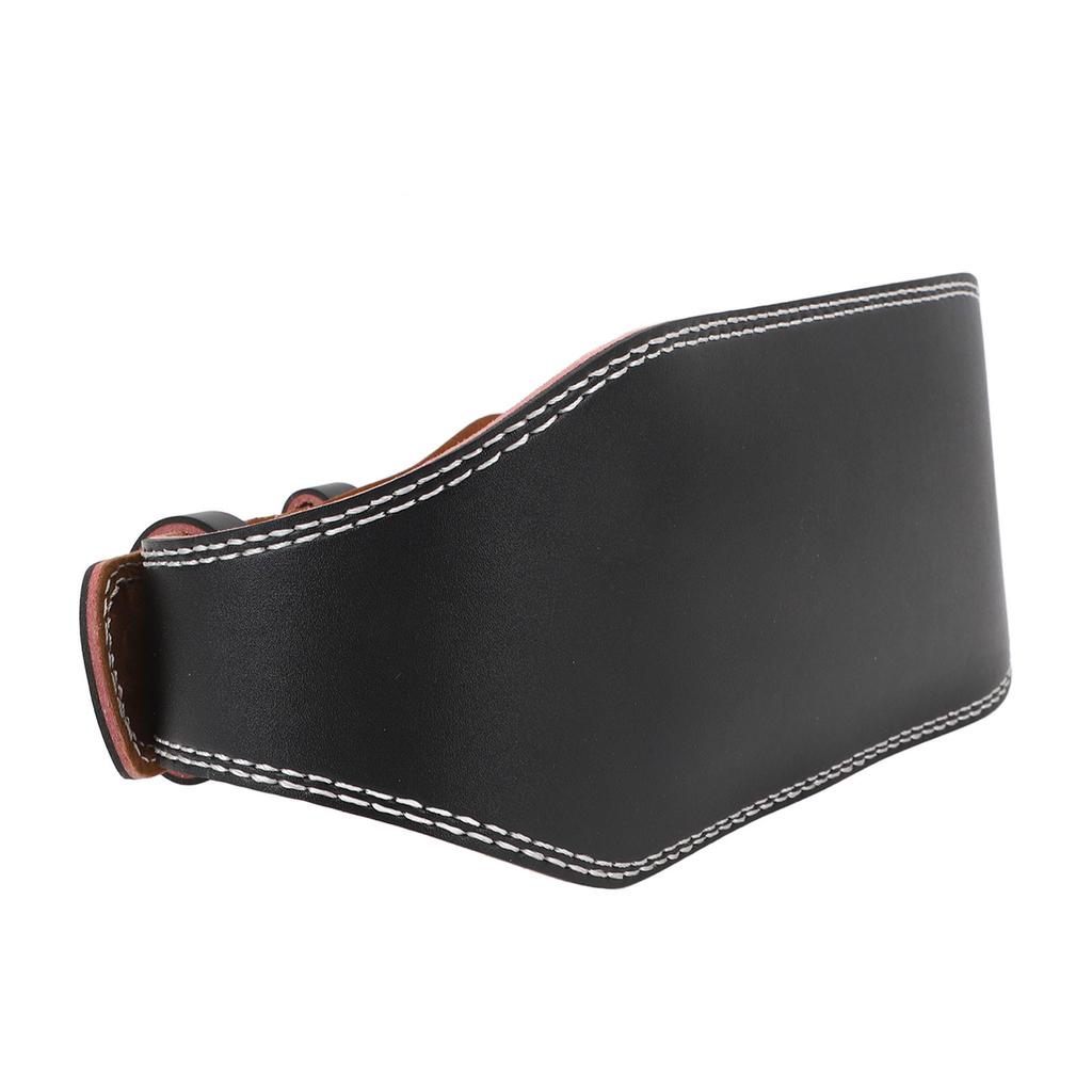 Fitness Belt PU Leather Strong Support Fitness Waist Protective Belt for Weight Lifting Squatting M
