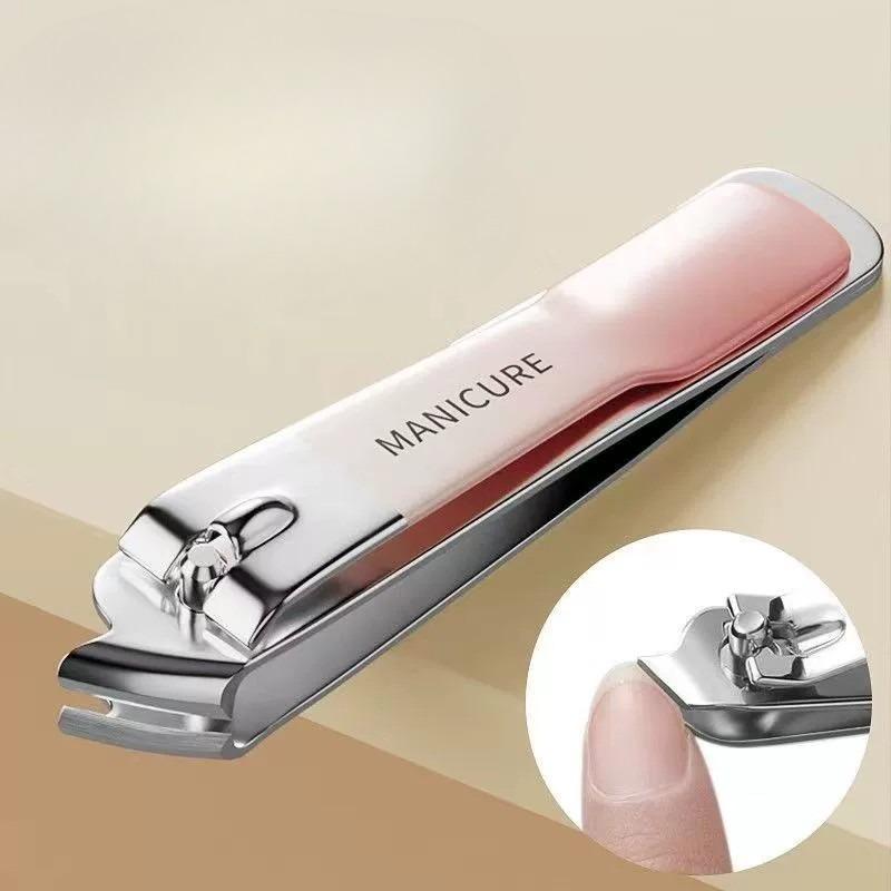 Nagelknipser Set - Vierteiliges Set aus Nagelscheren, Nagelknipser Set, Nagelpflegeset, Nageldose, Edelstahl Nagelscheren