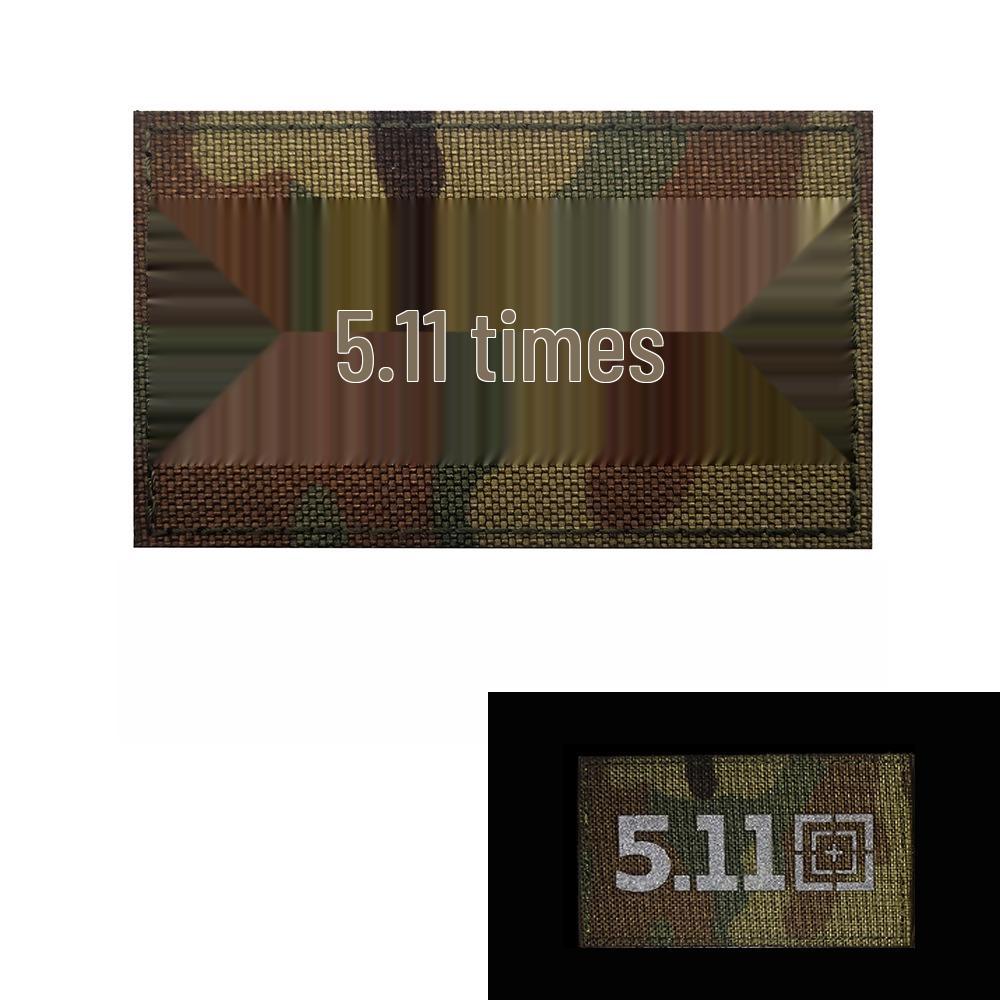 

511 Laser Cut Reflective Velcro Patch for Outdoor Bags and Military Use