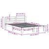 VidaXL Bed Frames Without Mattress 120x200 Cm Solid Pine Wood, Bedroom Furniture, Bed Base, Wooden Bed, Bed, Bed 855546