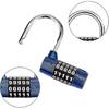 5 Digit Combination Padlock, Gym Padlock, Can Be Reset Combination Locks