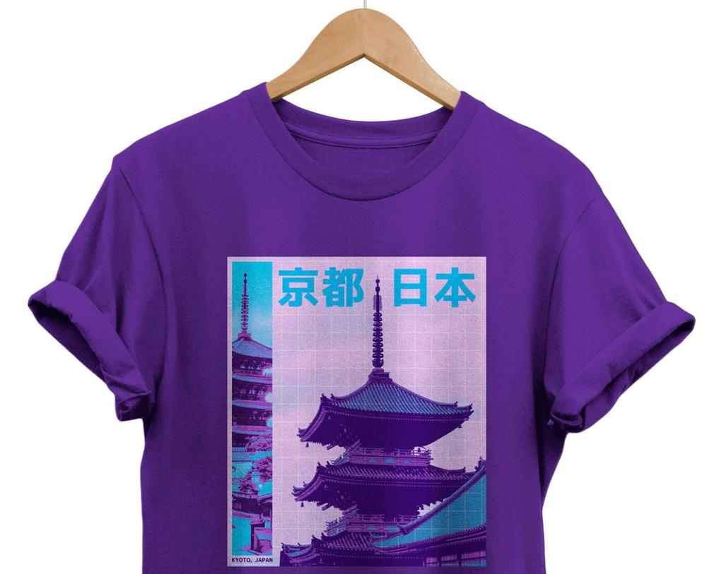 Japanese Temple T-shirt: Japan Streetwear, J-Fashion Tee